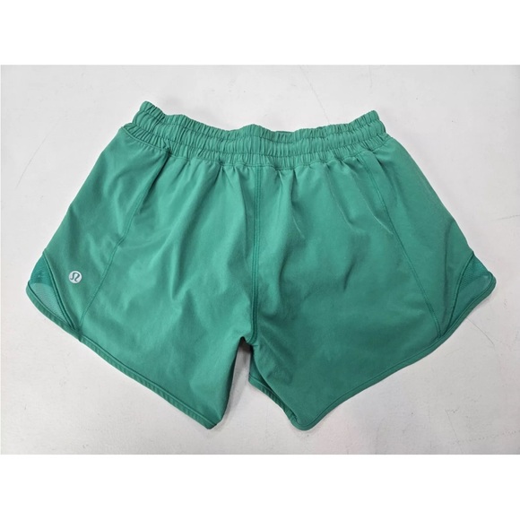 Lululemon Hotty Hot High-Rise Lined Short 4" Kelly Green Size 4 Womens - Picture 2 of 8